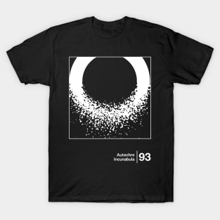 Autechre / Minimal Graphic Artwork Design T-Shirt